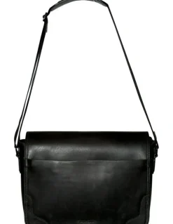 Futura Laptop Messenger Sling Bag in Black