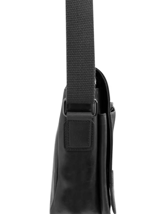 Futura Laptop Messenger Sling Bag in Black
