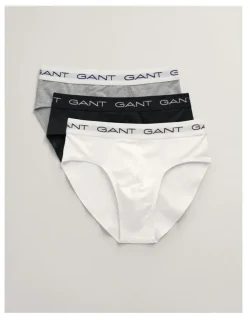 Gant Briefs 3-Pack in Grey Melange