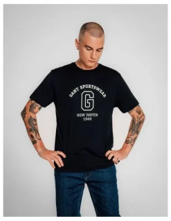 Gant Graphic T-Shirt in Black