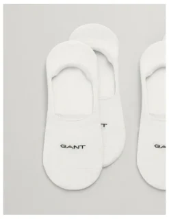Gant Invisible Socks 2 Pack in White