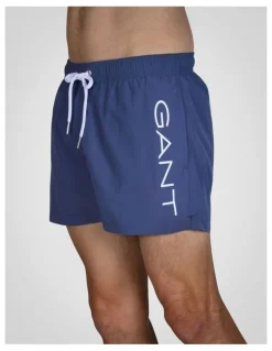 Gant Lightweight Swim Shorts in Dusty Navy