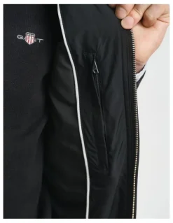 Gant Quilted Windcheater Vest in Black