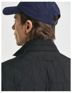 Gant Quilted Windcheater Vest in Black