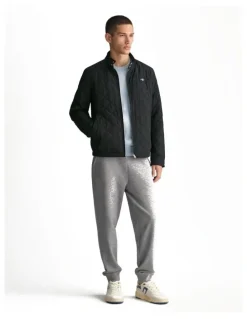 Gant Quilted Windcheater Jacket in Black