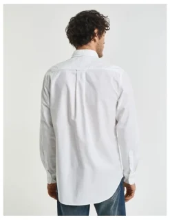Gant Regular Fit Oxford Shirt in White