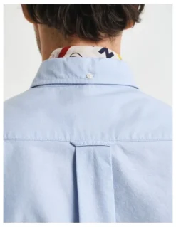 Gant Regular Fit Oxford Shirt in Light Blue