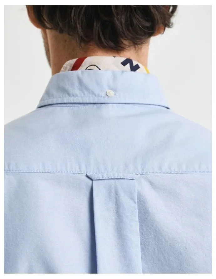 Gant Regular Fit Oxford Shirt in Light Blue