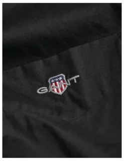 Gant Regular Fit Poplin Shirt in Black