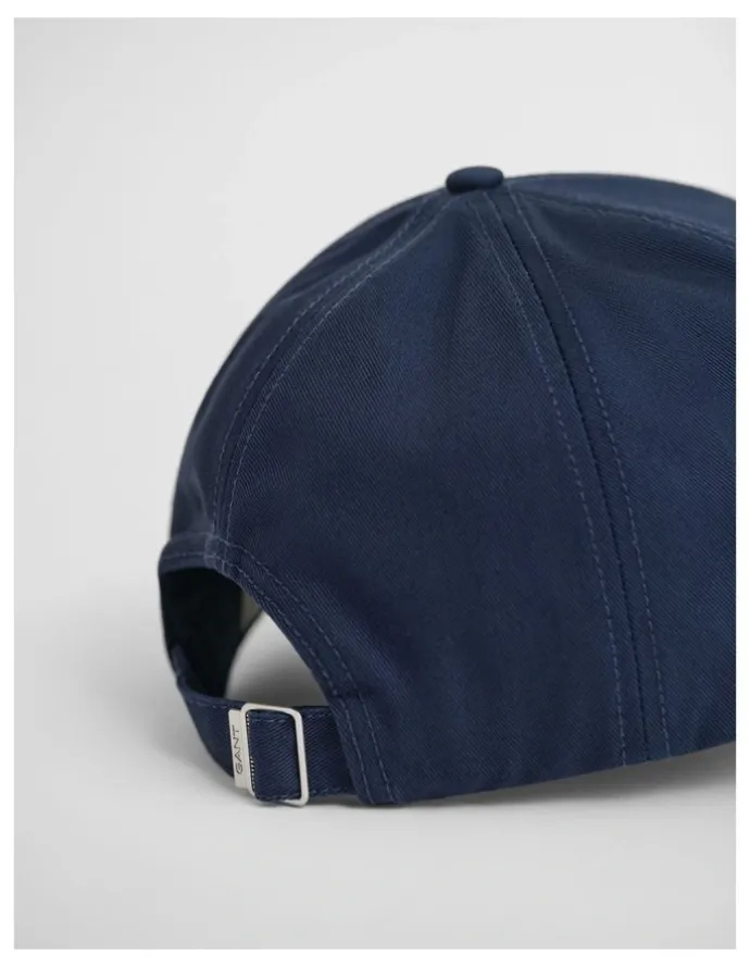 Gant Shield High Cotton Twill Cap in Marine