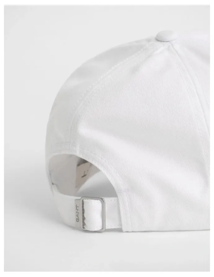 Gant Shield High Cotton Twill Cap in White