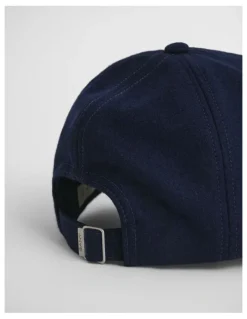 Gant Shield Melton Cap in Classic Blue