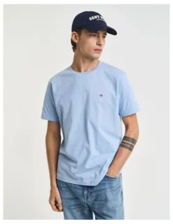 Gant Shield T-shirt in Capri Blue