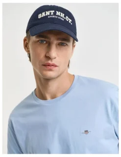 Gant Shield T-shirt in Capri Blue