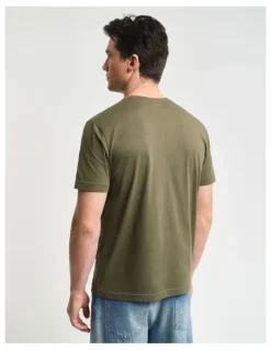 Gant Shield T-shirt in Juniper Green
