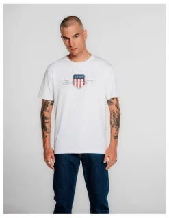 Gant Shield T-Shirt in White