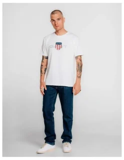 Gant Shield T-Shirt in White