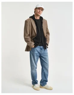 Gant Shield Zip Hoodie in Black
