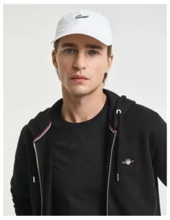 Gant Shield Zip Hoodie in Black