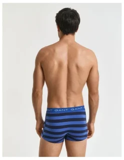 Gant Striped Trunk 3-Pack Rich Blue