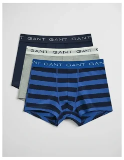 Gant Striped Trunk 3-Pack Rich Blue