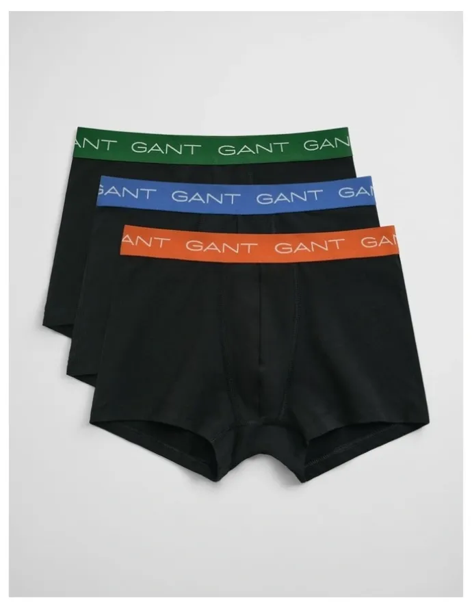 Gant Trunks Pack Of 3 in Black
