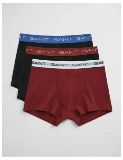 Gant Trunks Pack Of 3 in Plumped Red