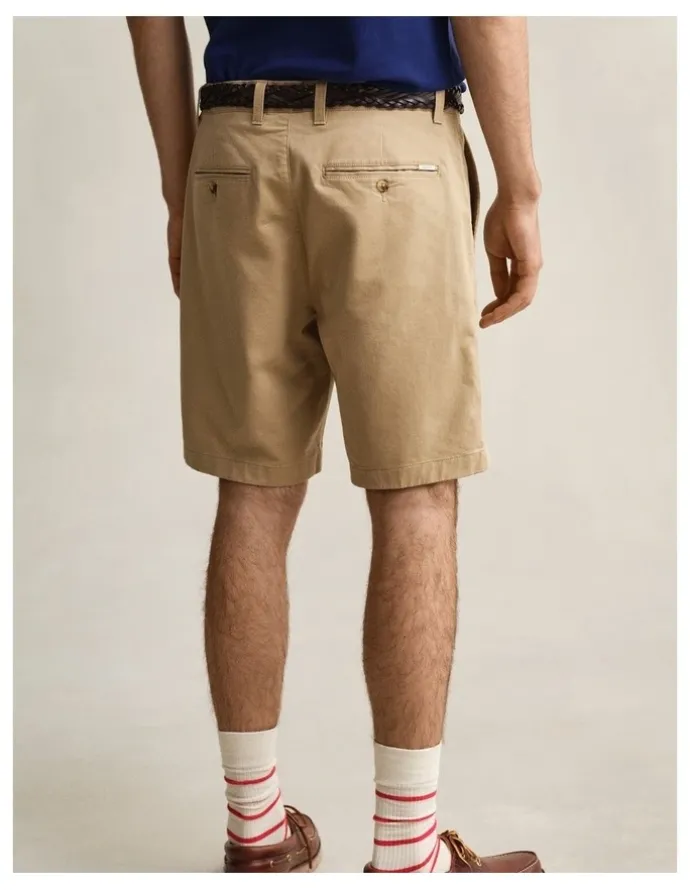 Gant Classic Chino Shorts in Dark Khaki