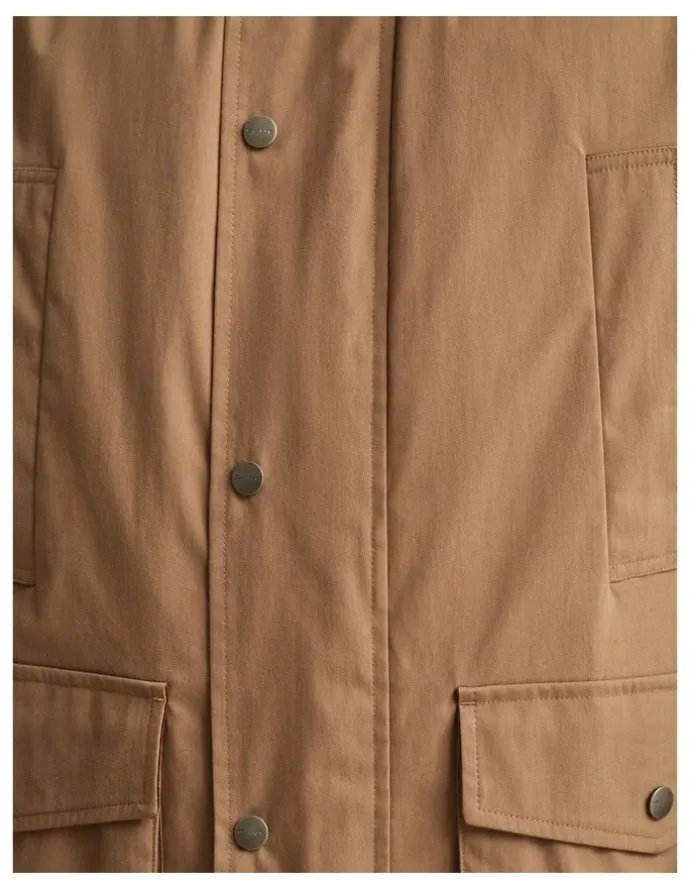 Gant Field Decker Jacket in Warm Khaki