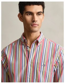 Gant Multistriped Poplin Shirt in Multicolor