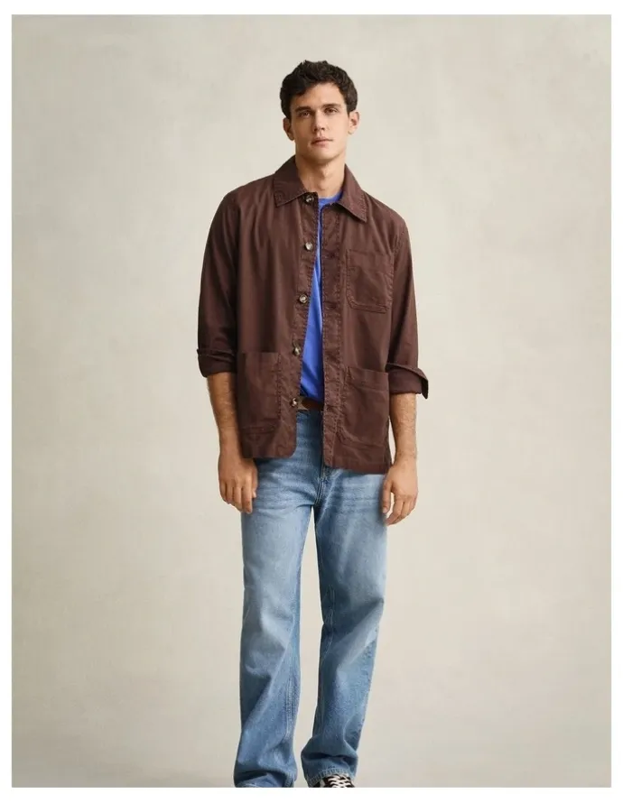 Gant Regular Fit Shield T-Shirt in Royal Blue