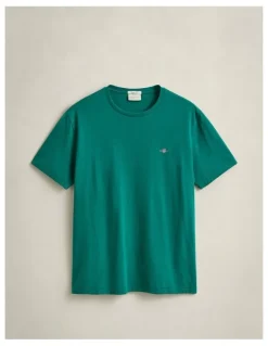 Gant Regular Fit Shield T-Shirt in Botanical Hue