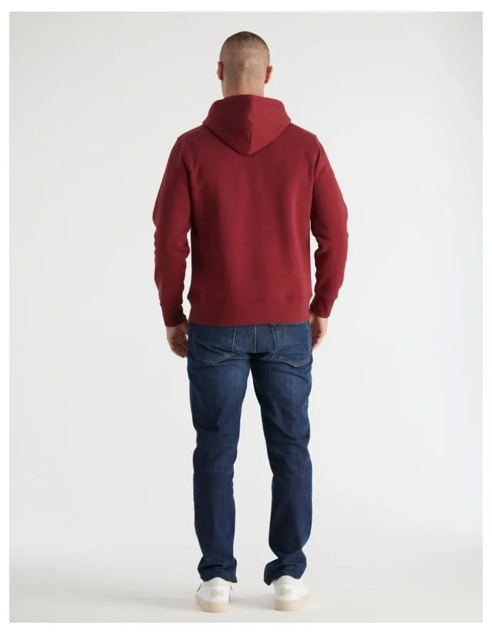 Gant Shield Hoodie in Plumped Red