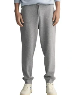 Gant Shield Sweatpants in Grey Melange