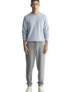 Gant Shield Sweatpants in Grey Melange