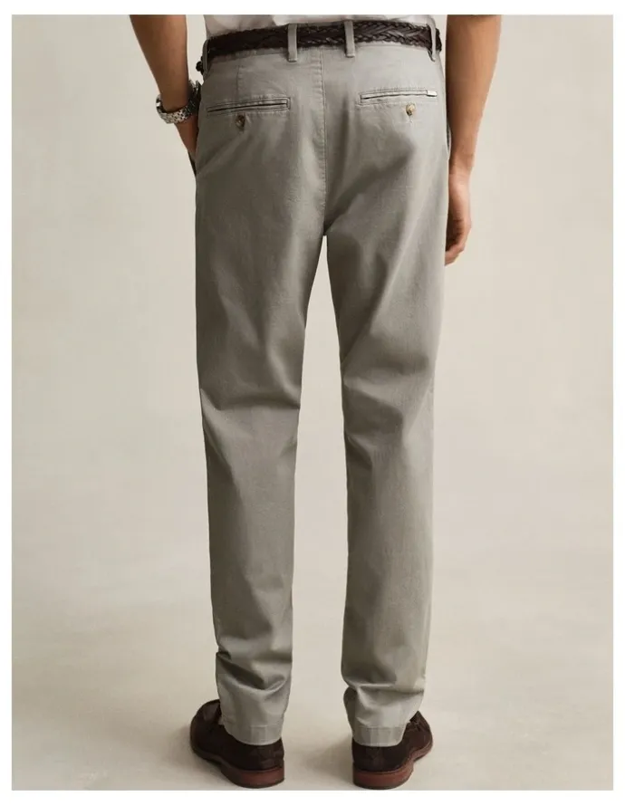 Gant Slim Fit Classic Chinos in Pewter Grey