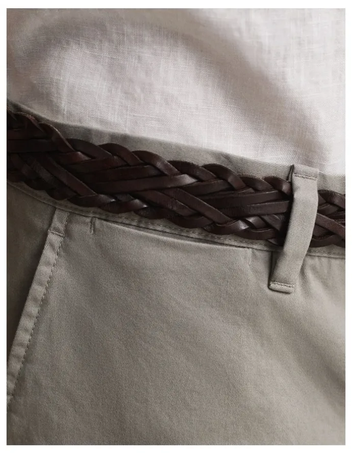 Gant Slim Fit Classic Chinos in Pewter Grey