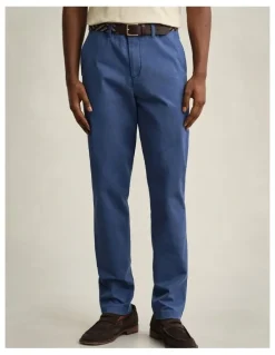 Gant Slim Fit Classic Chinos in Vintage Blue
