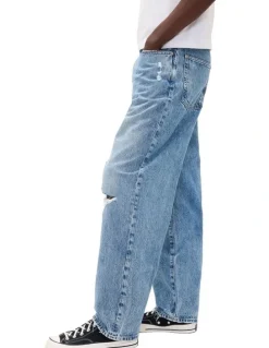 Gap Lt Dest Fa24 Baggy Fit Jeans in Light Wash
