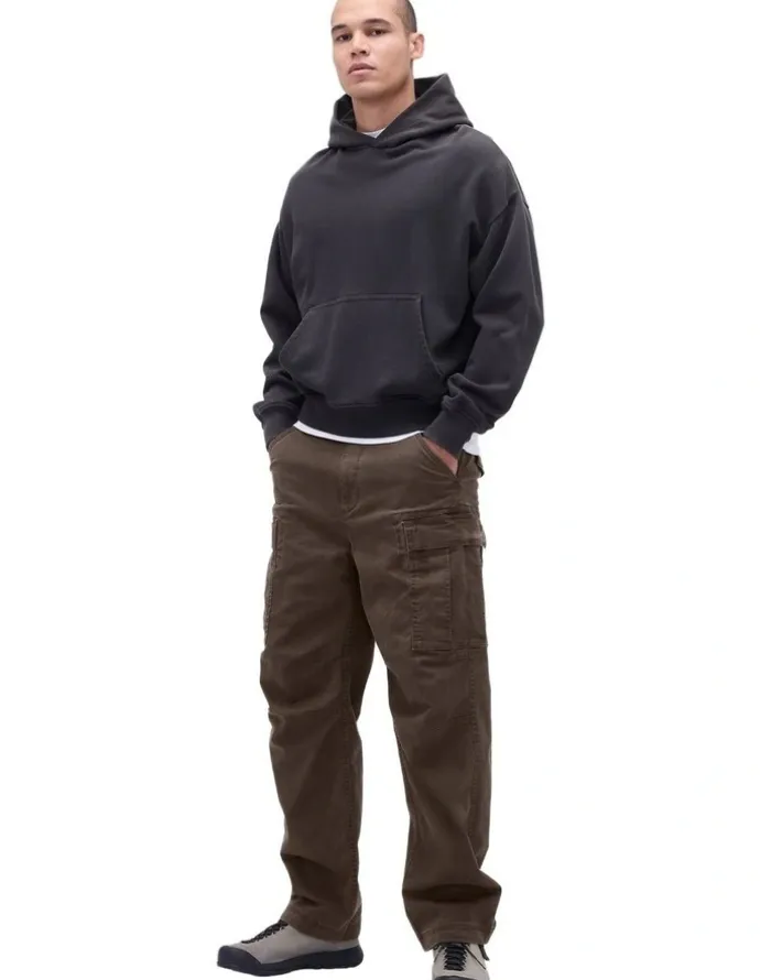 Gap Relaxed Fit Cargo Pant Fa25 in Brown