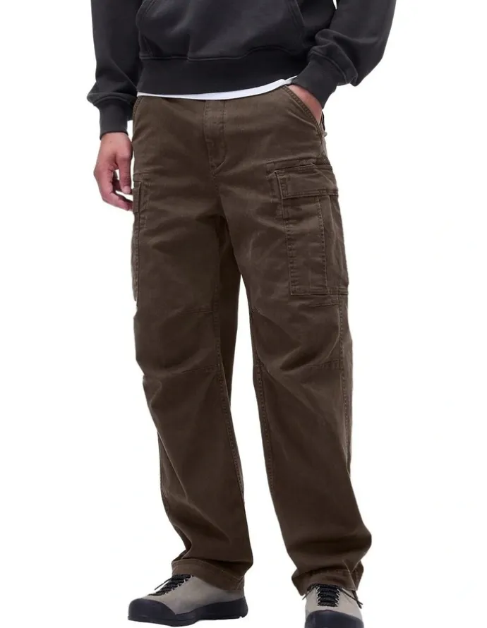 Gap Relaxed Fit Cargo Pant Fa25 in Brown