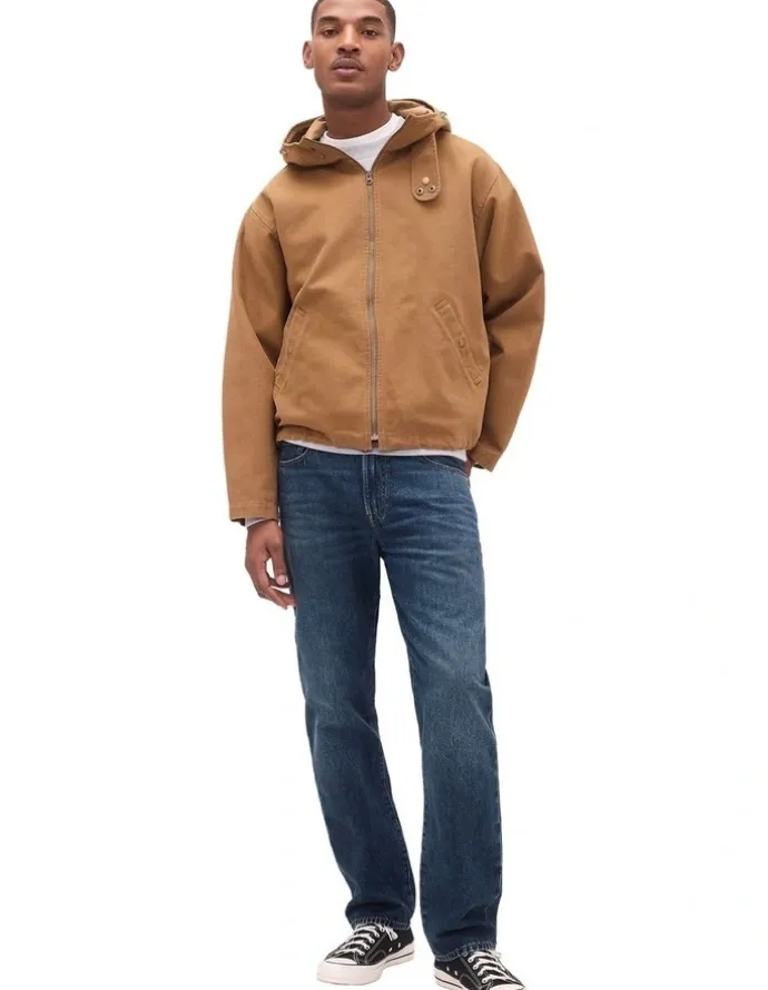 Gap Relaxed Straight Jeans in Dark Avion