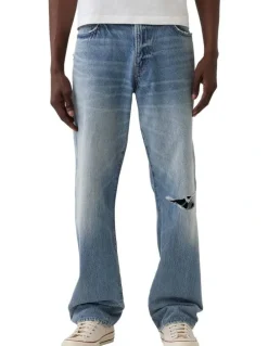 Gap Relaxed Straight Sp26 Reyes Worn 5 Pocket Jeans in Medium Wash
