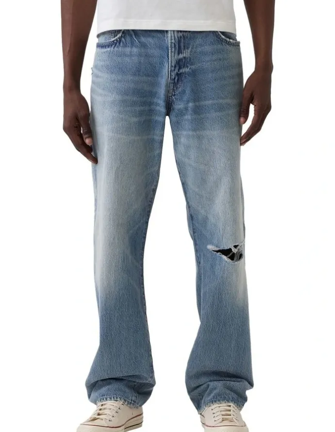 Gap Relaxed Straight Sp26 Reyes Worn 5 Pocket Jeans in Medium Wash