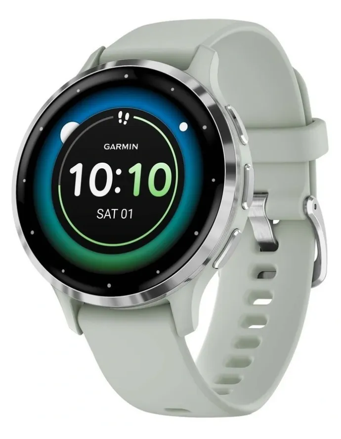 Garmin Venu 3S Smartwatch in Sage Gray/Passivated