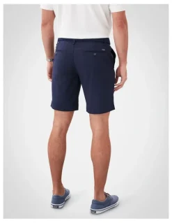 GAZMAN Active Quick Dry Houndstooth Shorts Midnight in Blue