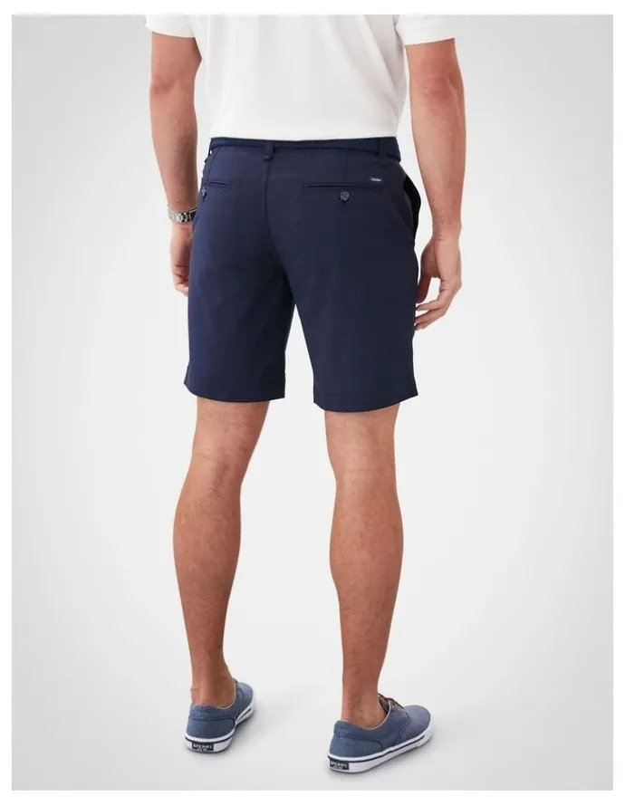 GAZMAN Active Quick Dry Houndstooth Shorts Midnight in Blue