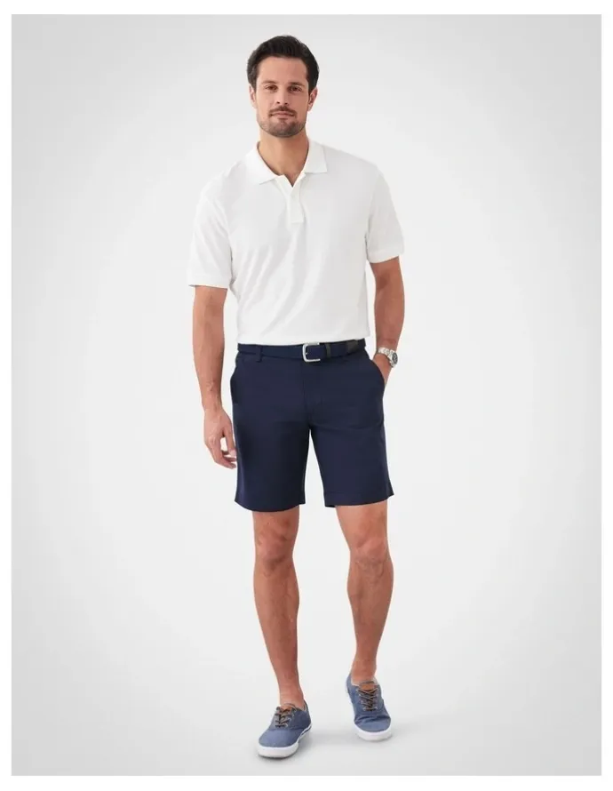 GAZMAN Active Quick Dry Houndstooth Shorts Midnight in Blue