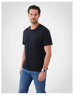 GAZMAN Basic Short Sleeve Tee in Black