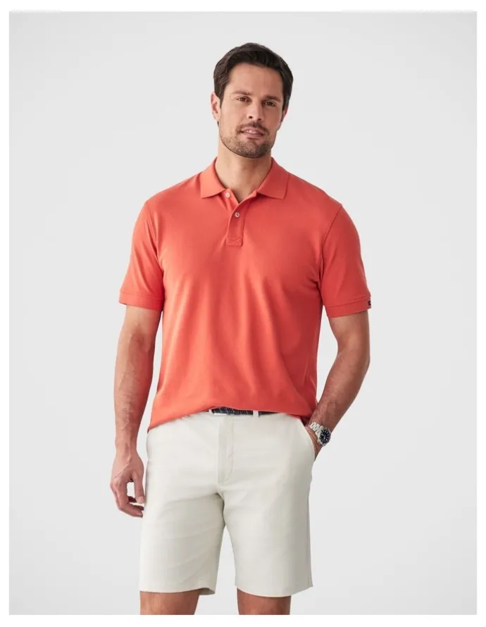 Gazman Classic Pique Polo Guava